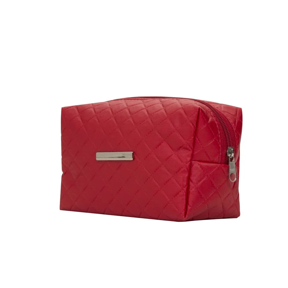 Necessaire Puff Matelassê c/ Detalhe Prata  - alternativa