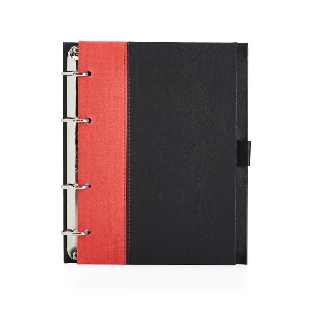 Caderno Fichário de Couro Sintético - alternativa