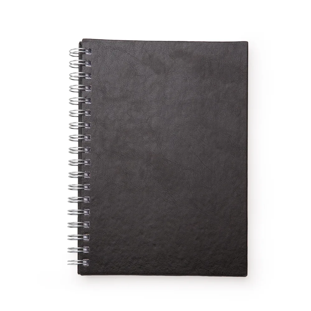 Caderno c/ Capa de Couro Sintético 17 X 24cm  - alternativa
