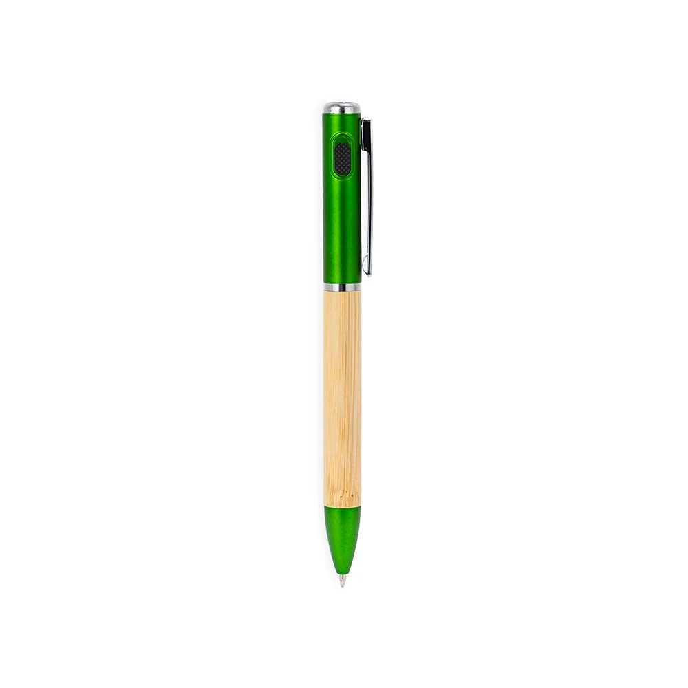 Caneta Bambu com Lanterna