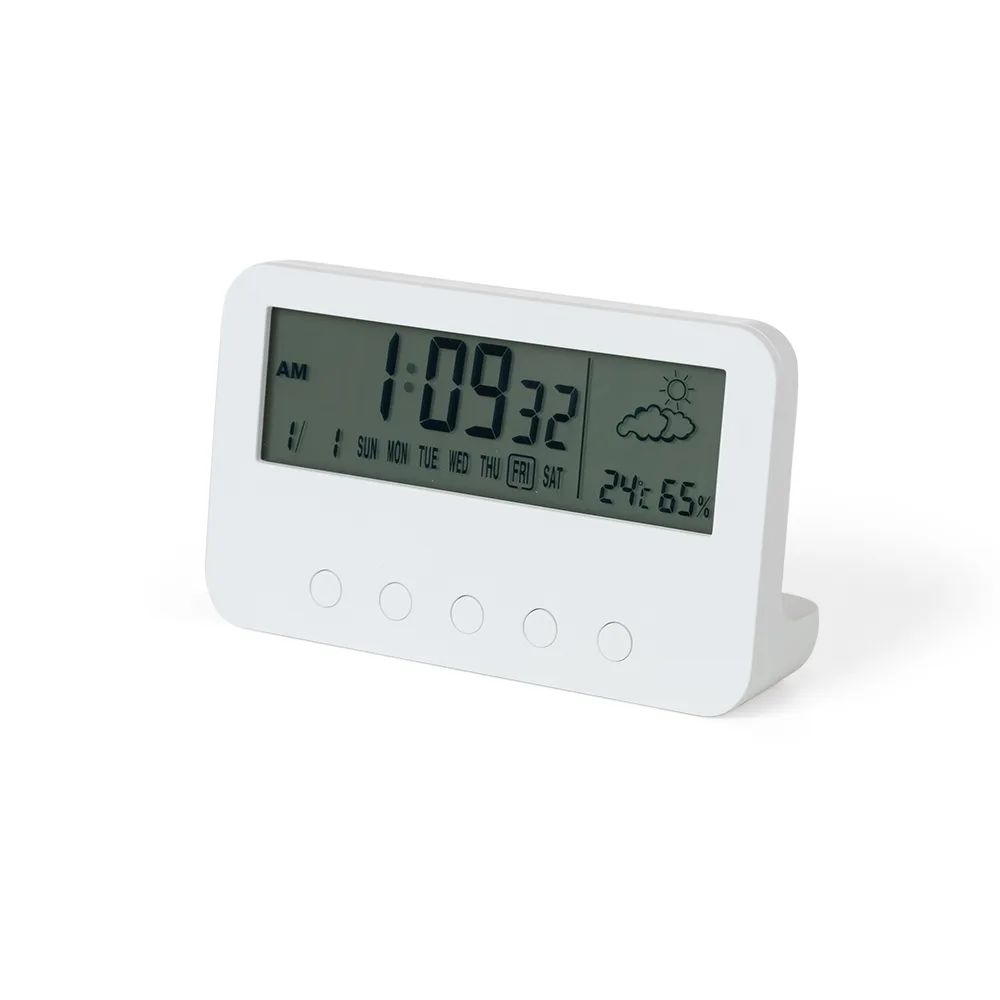 Relógio Despertador c/ Medidor de Temperatura e Umidade